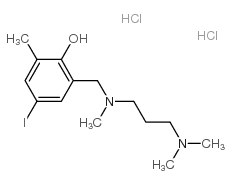 N,N,N'-TRIMETHYL-N'-(2-HYDROXY-3-METHYL-5-IODO-BENZYL)-1,3-PROPANEDIAMINE DIHYDROCHLORIDE结构式