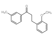3-(2-METHOXYPHENYL)-3'-METHYLPROPIOPHENONE structure