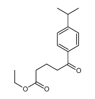 ETHYL 5-(4-ISOPROPYLPHENYL)-5-OXOVALERATE structure