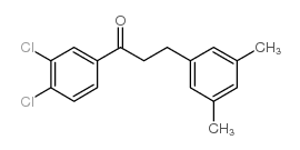 3',4'-DICHLORO-3-(3,5-DIMETHYLPHENYL)PROPIOPHENONE结构式