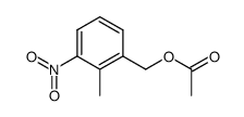 2-methyl-3-nitrophenylmethyl acetate Structure