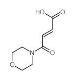 4-(吗啉-4-基)-4-氧代丁-2-烯酸结构式