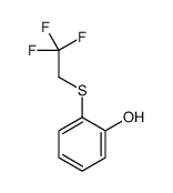 2-(2,2,2-trifluoroethylsulfanyl)phenol Structure