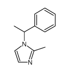 2-methyl-1-(1-phenylethyl)-1H-imidazole Structure