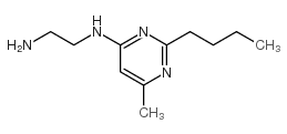 N'-(2-butyl-6-methylpyrimidin-4-yl)ethane-1,2-diamine structure