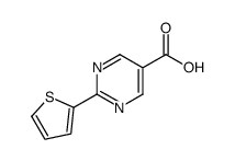 2-(Thiophen-2-yl)pyrimidine-5-carboxylic acid structure