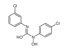 3-(3-chlorophenyl)-1-(4-chlorophenyl)-1-hydroxyurea结构式