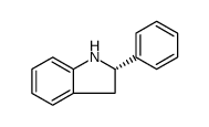1H-Indole, 2,3-dihydro-2-phenyl-, (2S) Structure