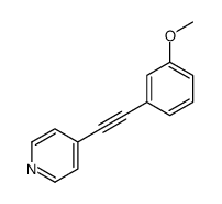 4-[2-(3-methoxyphenyl)ethynyl]pyridine Structure