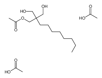 acetic acid,2,2-bis(hydroxymethyl)decyl acetate Structure