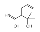2-(2-hydroxypropan-2-yl)pent-4-enamide Structure
