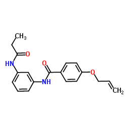 4-(Allyloxy)-N-[3-(propionylamino)phenyl]benzamide Structure