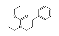 S-ethyl N-ethyl-N-(3-phenylpropyl)carbamothioate Structure