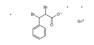 trimethylstannyl 2,3-dibromo-3-phenylpropanoate结构式