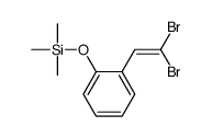 [2-(2,2-dibromoethenyl)phenoxy]-trimethylsilane Structure