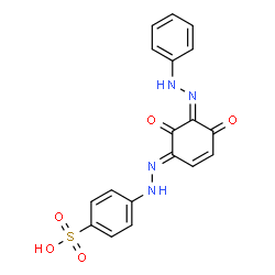 4-[[2,4-dihydroxy-3-(phenylazo)phenyl]azo]benzenesulphonic acid Structure