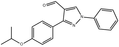 1-苯基-3-[4-(丙-2-基氧基)苯基]-1H-吡唑-4-甲醛图片