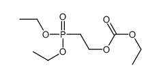 2-diethoxyphosphorylethyl ethyl carbonate Structure