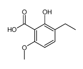 3-ethyl-6-methoxysalicilic acid Structure
