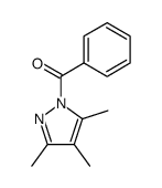 1-benzoyl-3,4,5-trimethyl-1H-pyrazole Structure