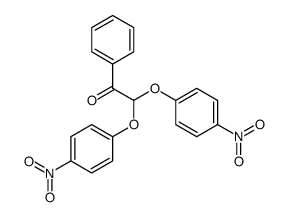 ω,ω-Bis-(4-nitro-phenoxy)-acetophenon结构式