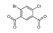 1-bromo-5-chloro-2,4-dinitro-benzene Structure