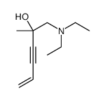 1-(diethylamino)-2-methylhex-5-en-3-yn-2-ol结构式