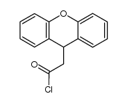 xanthen-9-yl-acetyl chloride结构式