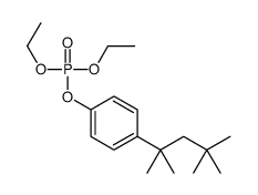 diethyl [4-(2,4,4-trimethylpentan-2-yl)phenyl] phosphate Structure