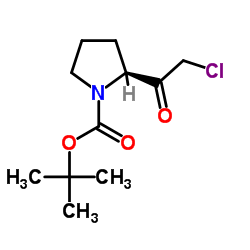 (S)-tert-butyl 2-(2-chloroacetyl)pyrrolidine-1-carboxylate图片