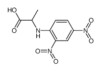 N-(2,4-dinitro-phenyl)-DL-alanine结构式