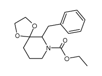 ethyl 6-benzyl-1,4-dioxa-7-azaspiro[4.5]decane-7-carboxylate Structure