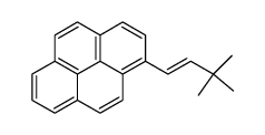 trans-1-(3,3-Dimethyl-1-butenyl)pyrene结构式