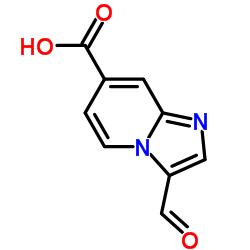 3-醛基-咪唑并[1,2-a]吡啶-7-甲酸结构式