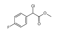 methyl 2-(4-fluorophenyl)-2-chloroacetate Structure