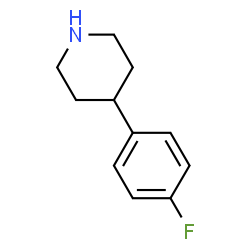 4-(4-FLUORO-PHENYL)-PIPERIDINE HYDROCHLORIDE Structure
