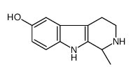 (1R)-1-methyl-2,3,4,9-tetrahydro-1H-pyrido[3,4-b]indol-6-ol Structure