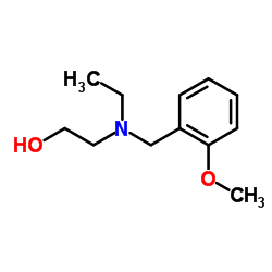 2-[Ethyl(2-methoxybenzyl)amino]ethanol结构式