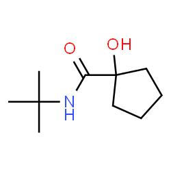 Cyclopentanecarboxamide, N-tert-butyl-1-hydroxy- (7CI,8CI)结构式
