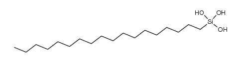 Trihydroxyoctadecylsilan Structure