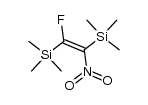 cis/trans 1,2-Bis[trimethylsilyl]-1-fluoro-2-nitroethylene Structure