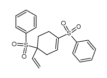 1,4-bis(phenylsulfonyl)-4-vinylcyclohexene Structure