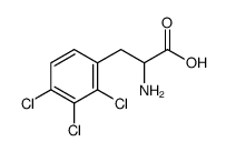 2-amino-3-(2,3,4-trichlorophenyl)propanoic acid结构式