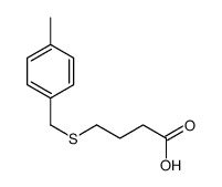 4-[(4-methylphenyl)methylsulfanyl]butanoic acid Structure