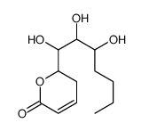 2-(1,2,3-trihydroxyheptyl)-2,3-dihydropyran-6-one结构式