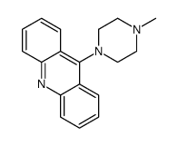 9-(4-methylpiperazin-1-yl)acridine结构式