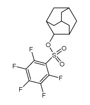 2-adamantyl pentafluorobenzenesulfonate结构式