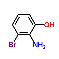 2-氨基-3-溴苯酚结构式