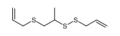 2-(prop-2-enyldisulfanyl)-1-prop-2-enylsulfanylpropane Structure