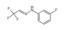 N-(3-Fluoro-phenyl)-N'-[2,2,2-trifluoro-eth-(E)-ylidene]-hydrazine Structure